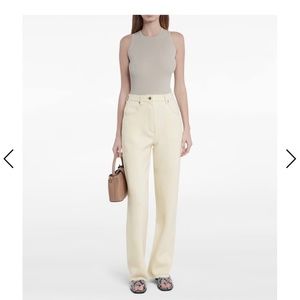 Nanushka Drew high-rise straight wool pants